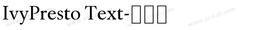 IvyPresto Text字体转换